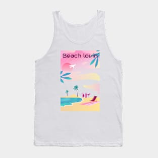 Beach lovin summer Tank Top